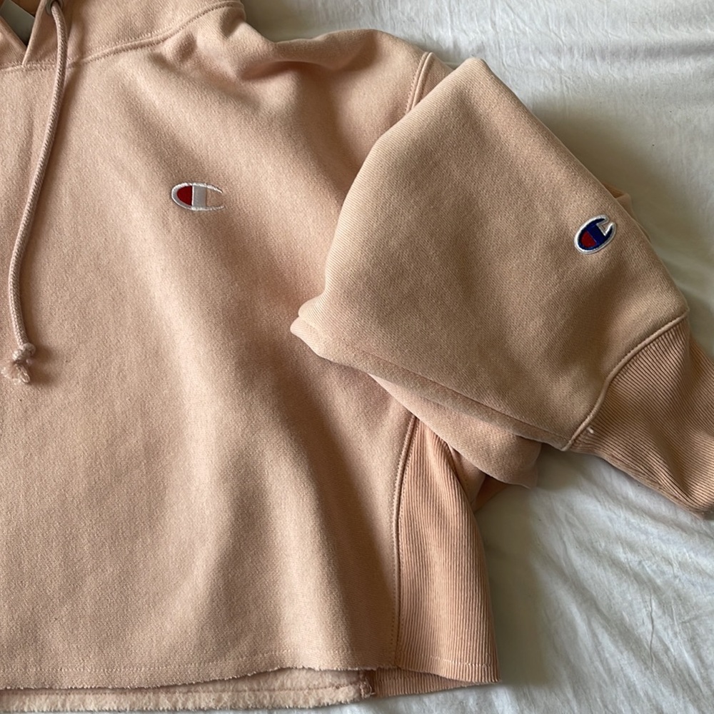 Champion Reverse Weave Cropped Medium Woman’s Hoo… - image 4